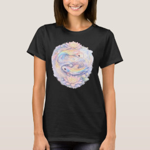 T-shirt Autocollant de fierté de poisson Koi arc-en-ciel
