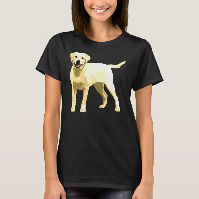 T-shirt Autocollant de laboratoire jaune (Devant)