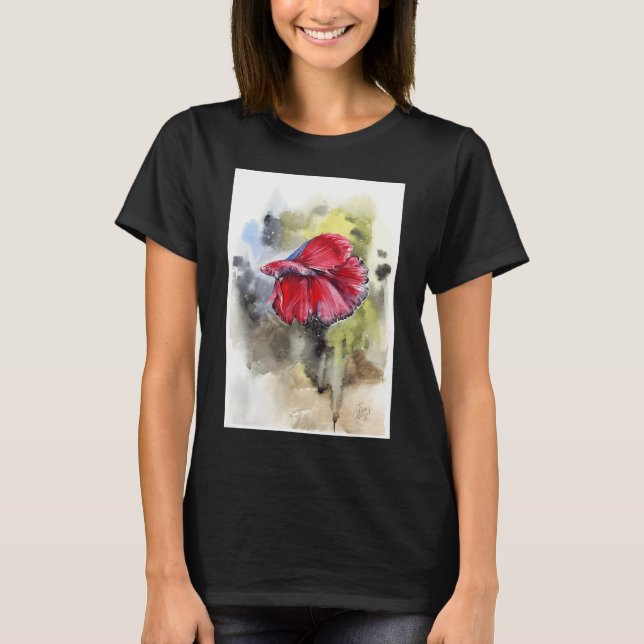 T-shirt Autocollant de l'anguille mentale (Devant)