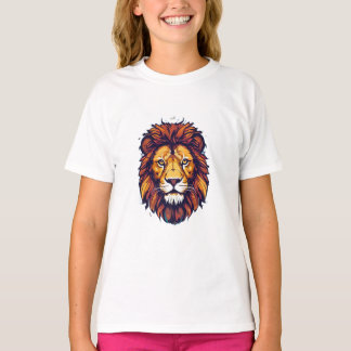 T-shirt autocollant de lion