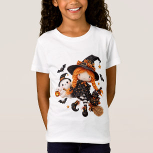 T-Shirt Autocollant de poupée de chiffon de sorcière migno