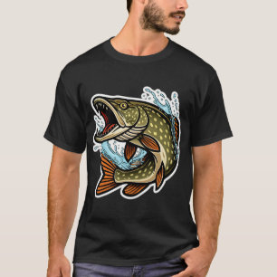 T-shirt Autocollant de saut de brochet du nord