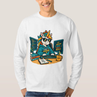 T-shirt Autocollant d'ordinateur portable de licorne de pr