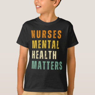 T-shirt Autocollant en santé mentale des infirmières