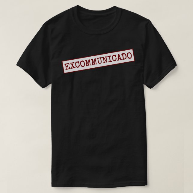 T-shirt Autocollant Excommunicado (Design devant)