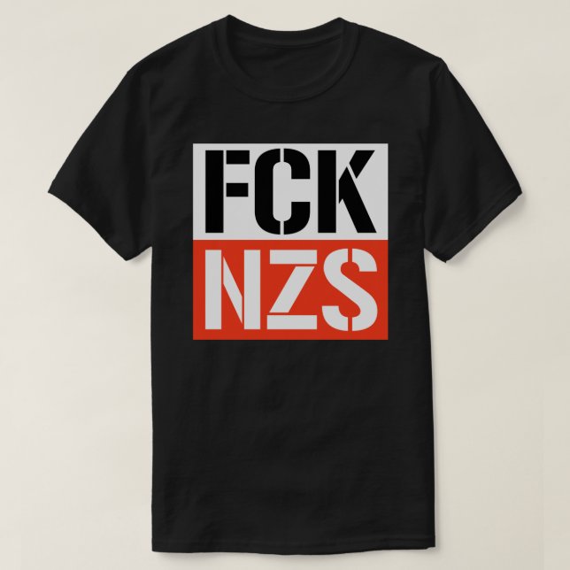 T-shirt Autocollant FCK NZS (Design devant)