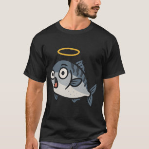 T-shirt Autocollant Mackerel Sacré Choqué – Vecteur Drôle 