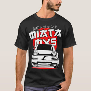 T-shirt Autocollant Mazda mx5 miata rouge lune ( imprimé b