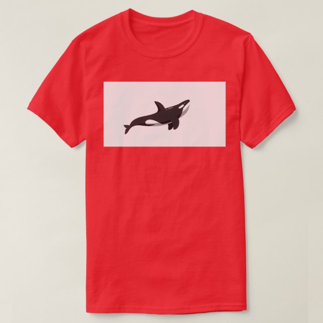 T-shirt Autocollant Orca Killer Whale 1 (Design devant)