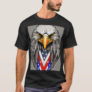 T-shirt Autocollant ovale du patriote américain : Fierté d