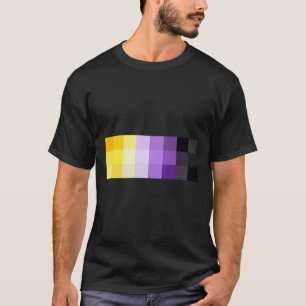 T-shirt Autocollant Pixel non binaire