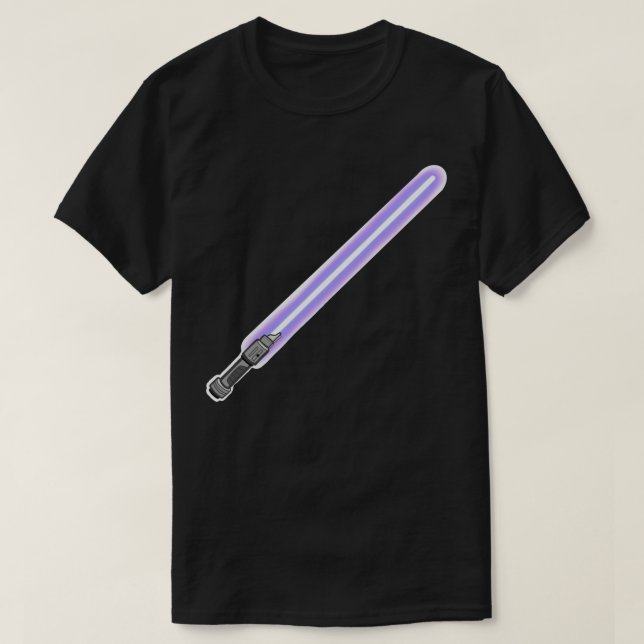 T-shirt Autocollant Purple Lightsaber (Design devant)
