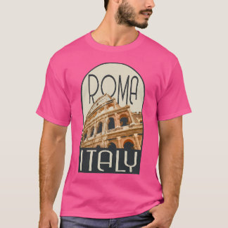 T-shirt Autocollant Roma Italie