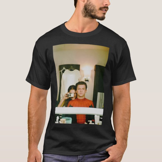 T-shirt Autocollant Tom et Zendaya  (Devant)