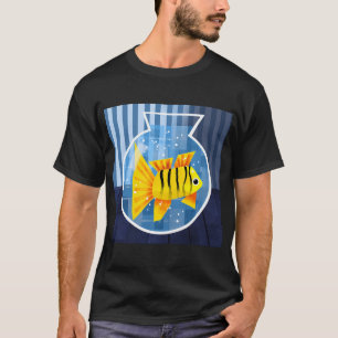 T-shirt Autocollant transparent poisson