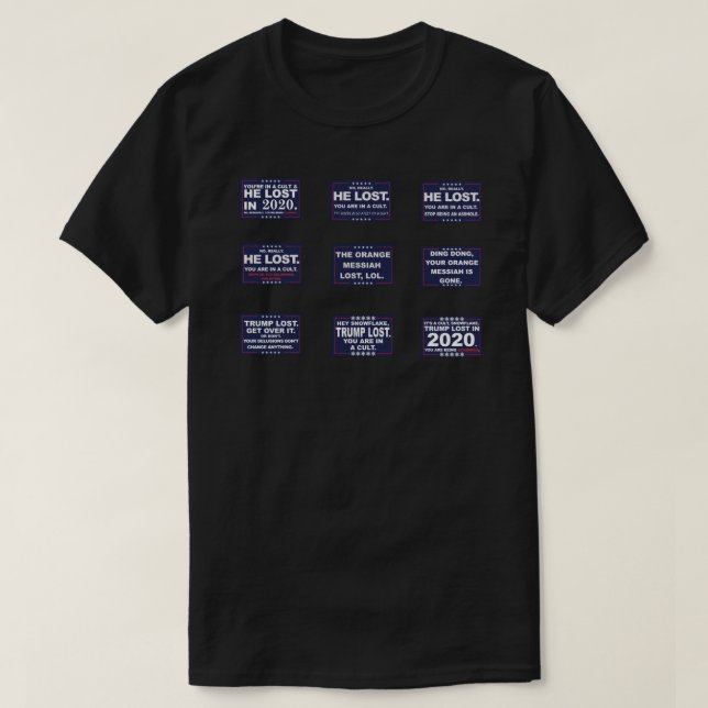 T-shirt Autocollant Trump Cult Multipack (9 tirages) (Design devant)