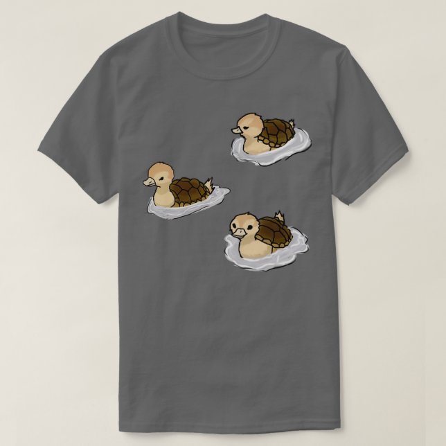 T-shirt Autocollant Turtle Ducks (Design devant)