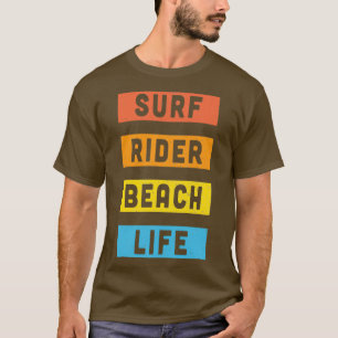 T-shirt Autocollant vintage Surf Beach