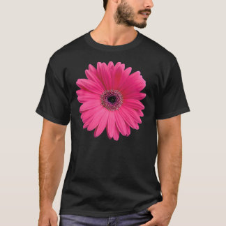 T-shirt autocollants de fleurs de marguerite rose gerbériq
