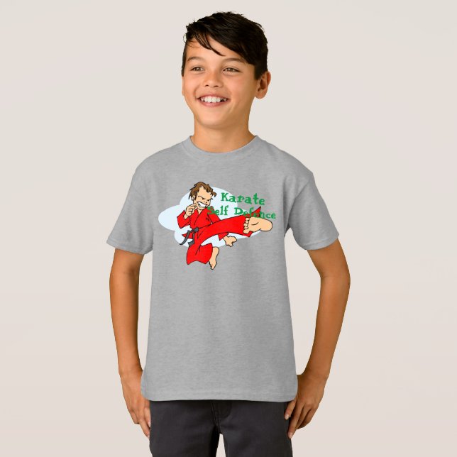 T-shirt autodéfense Karate (Devant entier)
