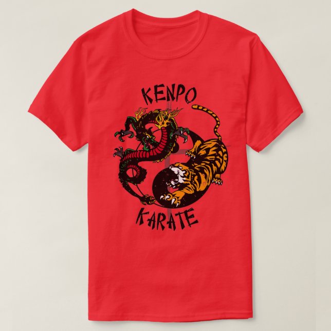 T-shirt Autodéfense Kenpo Karate Arts martiaux (Design devant)