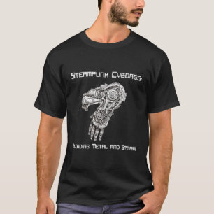 T-shirt Automatisation à vapeur Futurisme rétro