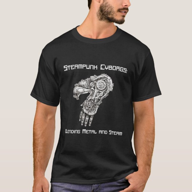 T-shirt Automatisation à vapeur Futurisme rétro (Devant)