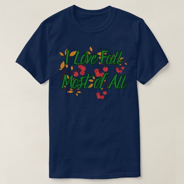 T-shirt automne (Design devant)