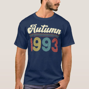 T-shirt Automne 199330e Anniversaire Rétro Vintage Personn