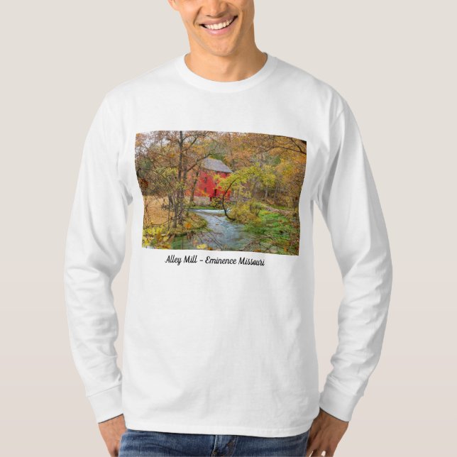 T-shirt Automne À Alley Mill (Devant)