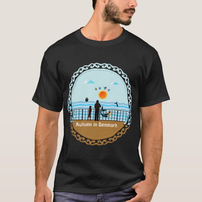 T-shirt Automne à Copenhague (Devant)