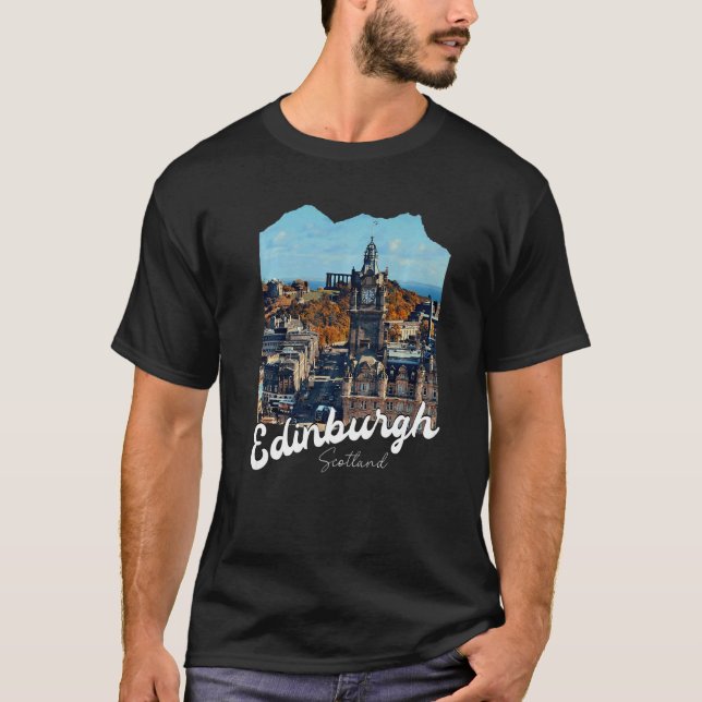T-shirt Automne à Édimbourg Premium (Devant)