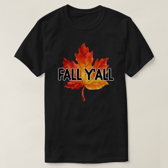T-shirt Automne à tous Saison Automnale (Design devant)