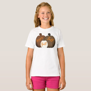 T-shirt automne/automne/Citrouille
