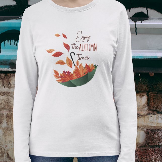 T-shirt Automne / Automne dans Umbrella (Fall/ Autumn in Umbrella T-Shirt)