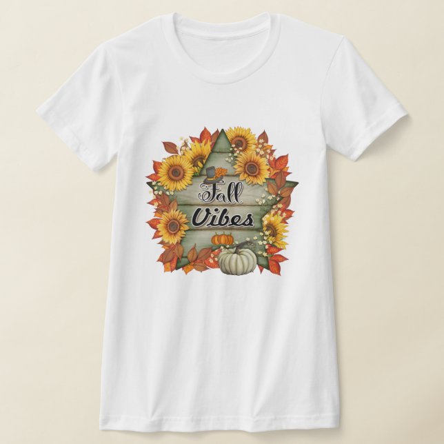 T-shirt Automne Belle Collection tendance Thanksgiving (Poser)