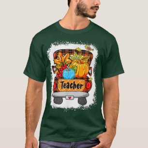 T-shirt Automne Camion Citrouille de l'automne Merci ensei