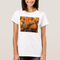 Automne Candy Corn femmes Spaghetti réservoir