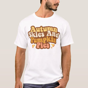 T-shirt Automne Ciels et Citrouilles Citrouille Halloween