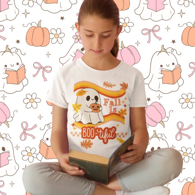 T-shirt Automne est Boo-tiful - Automne est beau - Fantôme (This item is for display purposes only to illustrate the design element. )