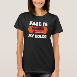 T-shirt Automne Est Ma Couleur Thanksgiving Citrouille Fla