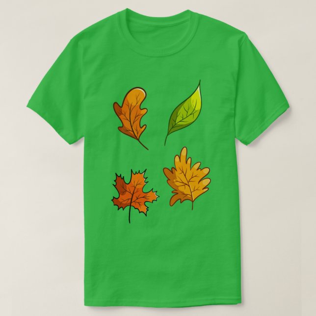 T-shirt automne feuilles1 (Design devant)