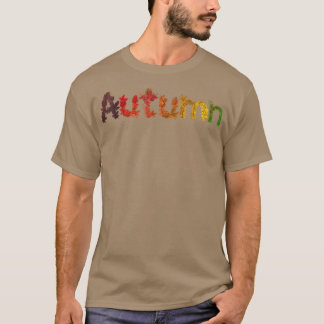 T-shirt Automne Feuilles Chute Unise T