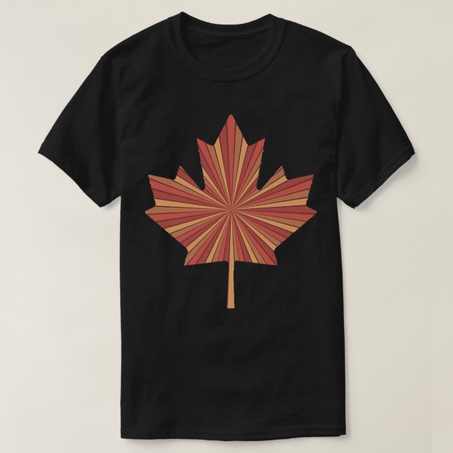T-shirt Automne Feuilles d'automne Saison Maple Leaf Arbre (Design devant)