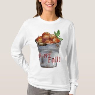 T-shirt "Automne heureux !" Le T-Dessus des femmes de
