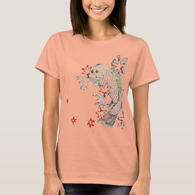 T-shirt Automne Koi Pond (Devant)