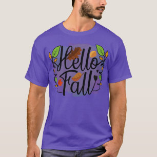T-shirt Automne Laisser Lover Automne automne est ma coule