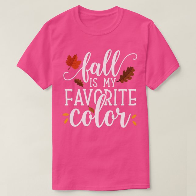 T-shirt Automne Laisser Lover Automne automne est ma coule (Design devant)