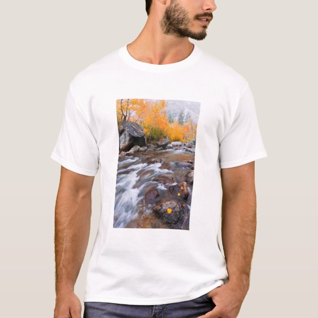 T-shirt Automne le long de Bishop Creek, CA (Devant)