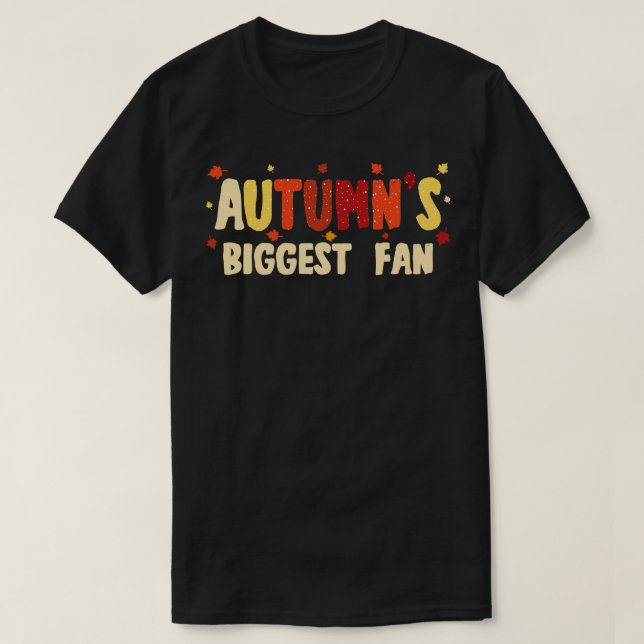 T-shirt Automne le plus grand ventilateur (Design devant)